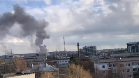 Ukraine War - According to the Mayor Andrey Sadovoy, 5 missiles landed on the city of Lvov