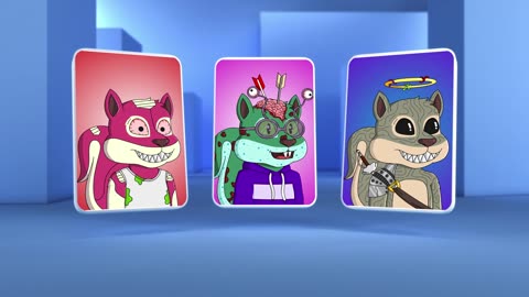 Unveiling The Mutant Squirrels NFT Card Animation Video