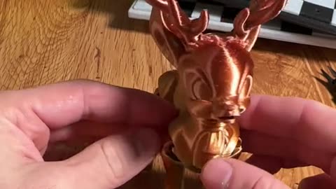 Little happy reindeer for santa