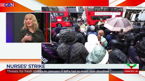 NHS nurses THREATEN to take fresh strikes in Janurary Holly Whitbread discusses