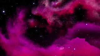 Purple Nebula in the space