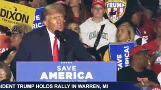 Trump Rally Warren, Mi