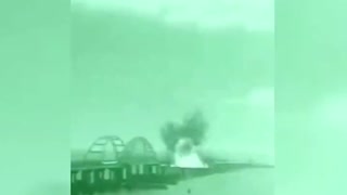 BREAKING! Video Shows Missiles Hitting the Crimean Bridge, Ukraine Did It!? (Unconfirmed Video)