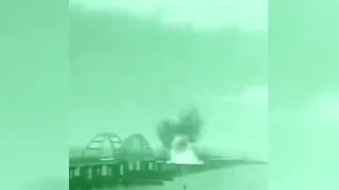 BREAKING! Video Shows Missiles Hitting the Crimean Bridge, Ukraine Did It!? (Unconfirmed Video)
