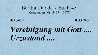 BD 3459 - VEREINIGUNG MIT GOTT .... URZUSTAND ....