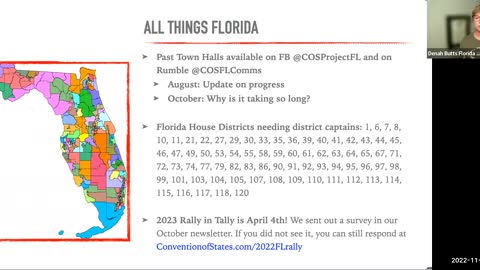 2022 COS-FL November State Town Hall - History of Thanksgiving