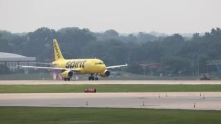 Airbus A319 operating as Spirit 1157 departing St Louis Lambert Intl - STL