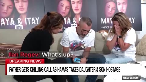 Dad wants the world to hear this chilling call of his daughter being kidnapped by Hamas