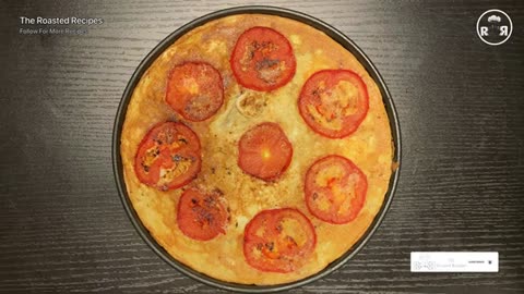 Tomato with 3 eggs! Quick breakfast in 5 minutes. Super easy and delicious omelet recipe