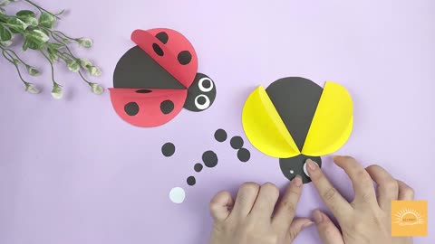 Ladybug From Paper In Just 8 Minutes | DIY Az Craft