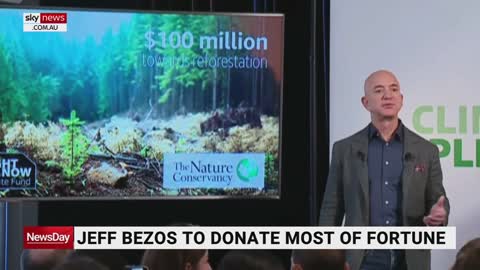 Billionaire Jeff Bezos to donate most of his wealth to charity