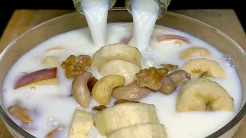 Banana wait Dry fruits Healthy milkshake #