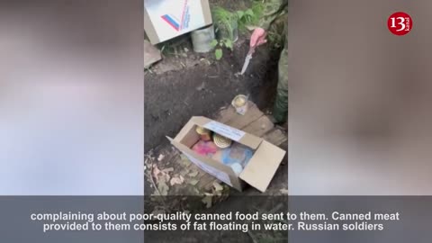 "It is impossible to fight with such food" - Russian soldiers are supplied with poor quality food