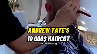 ANDREW TATE Gets A $10K HAIRCUT