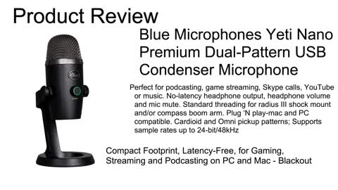 PRODUCT REVIEW / BLUE YETI MICROPHONE