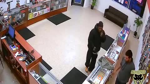 Store Owner Takes the Fight to RobberTwice Active Self Protection
