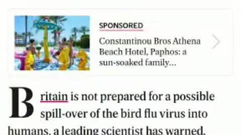 British Government Not Ready For New Lockdowns As New Bird Flu Pandemic To Hit The UK. 🦅🦉🦜 💉👇