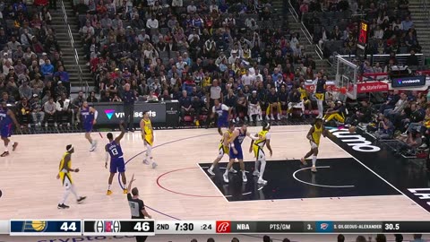 PG Drains Smooth Step-Back! Pacers vs. Clippers (LAC vs. IND)