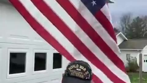 WW2 PATRIOT VETERAN - NATIONAL ANTHEM