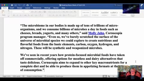 Celeste Solum - DARPA Fake Food Program OPERATIONALIZED - Feb 08 2023