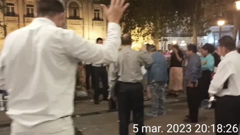 Christian preachers, Cagancha Square, Montevideo