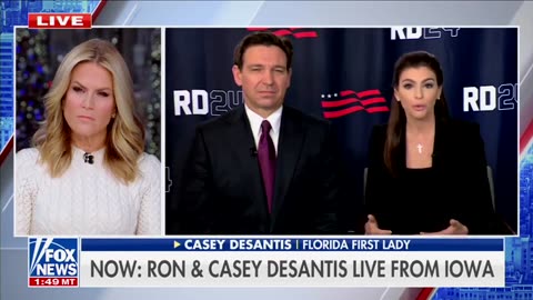 Casey DeSantis Calls on out of state people to vote in Iowa