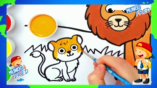 🦁 Desenho LEÃO Muito Capricho #14 ✨