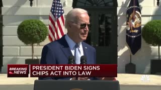 President Biden signs Chips Act into law