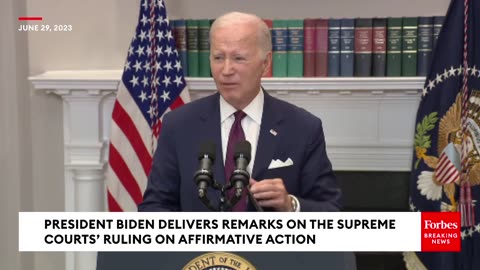 Biden Takes Aim At Legacy Admissions After Affirmative Action Is Struck Down By Supreme Court