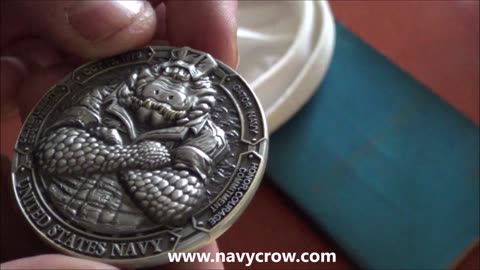 US Navy Gator Navy Collectible Challenge Coin