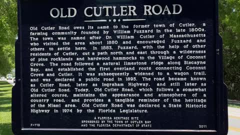 Old Cutler Road - Driving Miami - A historic highway