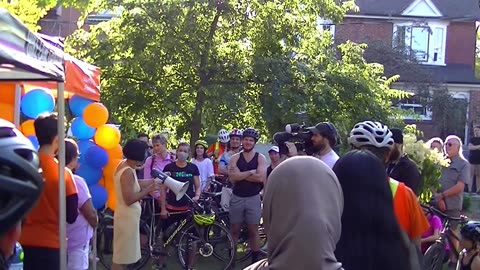 Big Bike Ride Introduction Speeches, Timelapse, Memorial and Closing Remarks (Cycle Toronto)