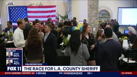 Robert Luna up big in early LA County Sheriff's race numbers