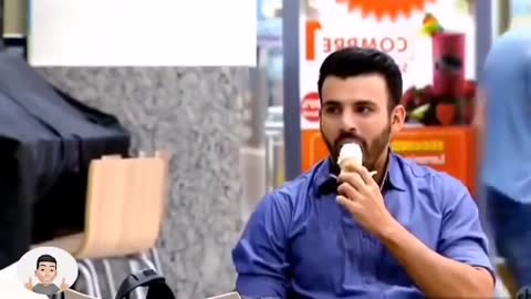 Blind man eating ice cream prank.prank video....