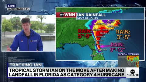 Multiple states on alert as Tropical Strom Ian moves north