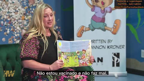 📢SHANNON KRONER: NOVO LIVRO INFANTIL "NÃO ESTOU VACINADO E NÃO FAZ MAL!" EDUCA FAMÍLIAS SOBRE VACINAS📢