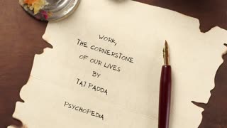Work, The Cornerstone Of Our Lives Poem