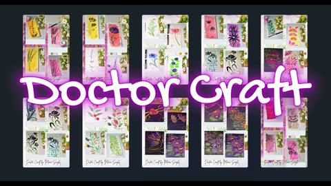 DIY Floral Watercolor Bookmarks| Doctor Craft