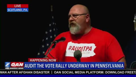 Teddy Daniels Speaks At Audit The Vote Rally In Pennsylvania