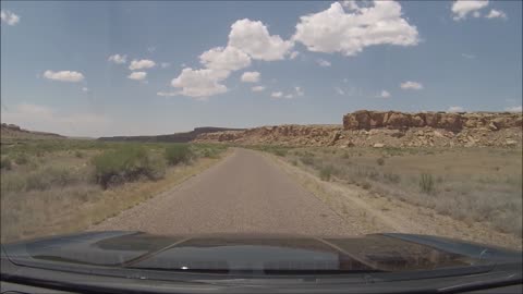 Drive to Chaco Canyon NP, New Mexico.