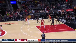 NBA - Saddiq Bey with the hustle, Trae Young with the lob, Clint Capela with the finish 👏