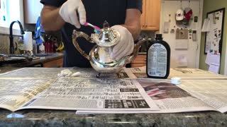 How to polish silver.