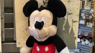Disney Parks Mickey Mouse Plush Keychain with Lobster Claw and Charms #shorts