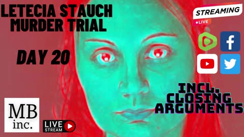 #LIVE Murder Trial of Letecia Stauch | Day 20