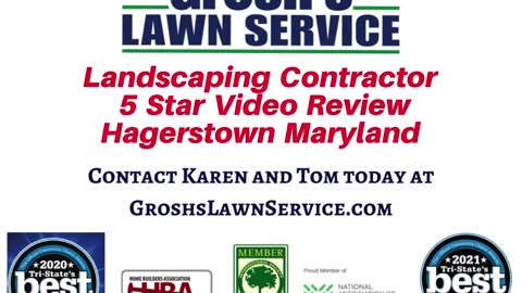 Landscape Company Hagerstown Maryland 5 Star Review Video