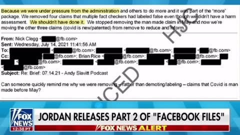 Jim Jordan releases part two of “Facebook files”