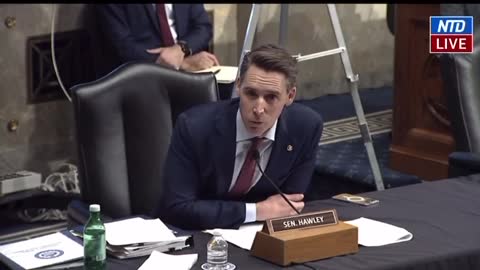 Sen. Josh Hawley Confronts Christopher Wray About His Inappropriate Actions