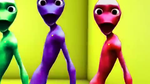 Color Alien Dance - Funny Video