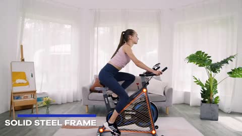 Workout Bike for Home Cardio Gym with Tablet Mount