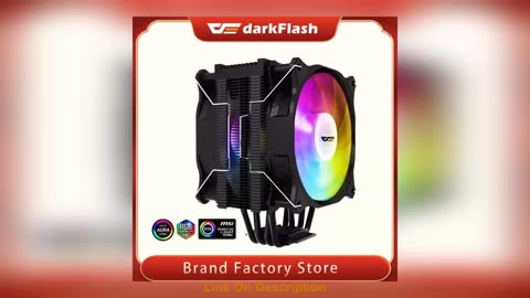 darkFlash ARGB CPU Air Cooler 4 Heat Pipes 120MM